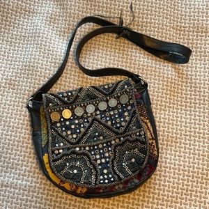 Free People beaded crossbody bag